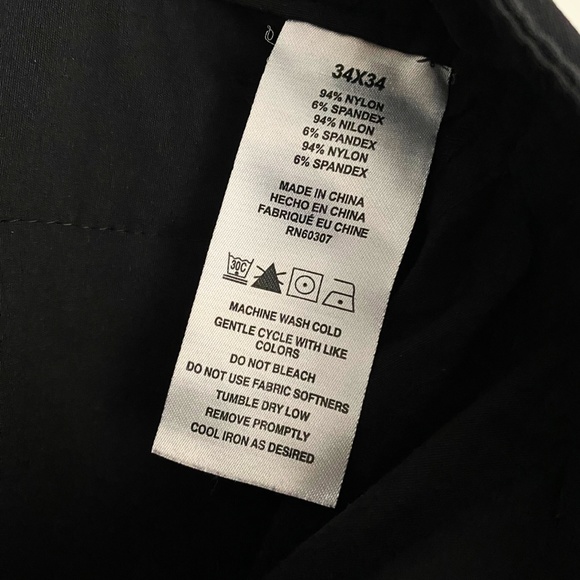 LB Tech Men’s Classic Fit Navy Zipper Pocket Nylon Tactical Pants [US 34X34] - Picture 13 of 13